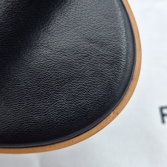 NEW Reiss Camille Embossed Leather & Neoprene Sandals - Picture 15 of 16